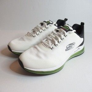 Skechers Mens Skech-Air Element 2.0 232036 White Lace Up Sneaker Shoes Size 10